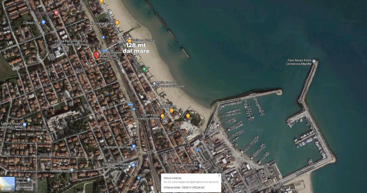 Colleoni 19 Bangkok, appartamento al mare di 48 mq al primo piano Civitanova Marche Esterno foto